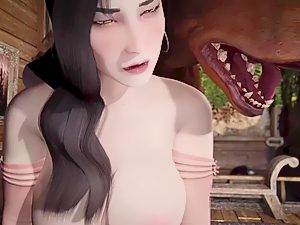 3d anal porn with dog