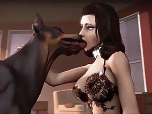 Animated dog sex