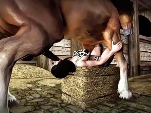 3d horse facefucking